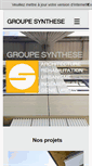 Mobile Screenshot of groupesynthese.com